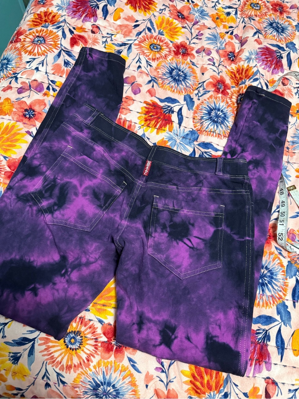 Hard tail Purple Tie-Dye Women's leggings medium